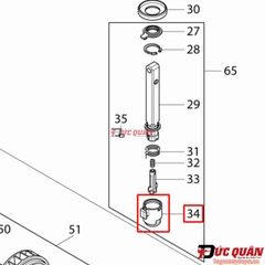 Giá đỡ giữ lưỡi máy Makita DJV181/ DJV182 310547-9