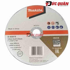 Đá cắt mỏng cho Inox ( 180x2.0x22.23mm ) Makita D-65975