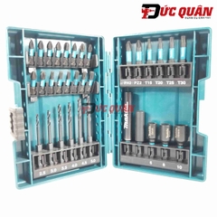 Bộ mũi khoan và vít 33 chi tiết IMPACT BLACK Makita E-06622