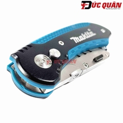 Dao gọt giấy ( gập ) cán thép bọc nhựa MAKITA lưỡi ngắn