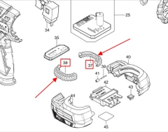 Giảm chấn DTW1001/ DTW1002/ DTW700 Makita 424773-5 ( 1 cập )