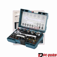 Bộ mũi vít và socket Makita B-54081 (21 chi tiết/bộ)