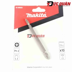 Mũi vít 2 đầu PH2x110mm Makita D-34833 (1 mũi)