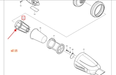 Giá đở túi bụi DCL180/ CL107/ CL108/ CL104 Makita 458467-0
