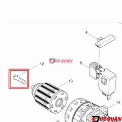 Ốc răng ngược dùng cho máy khoan ( 13mm - 10mm ) Makita