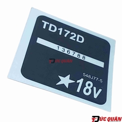 Tem chân pin máy TD172