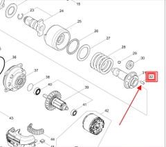 Chốt máy DTW1001/ DTW1002/ DTW800 Makita 268079-9 ( 1 cái )