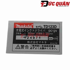 Tem máy bắn vít TD123D