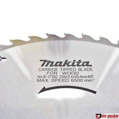 Lưỡi cưa tròn cắt gỗ ( TCT 235mm ) Makita B-17192