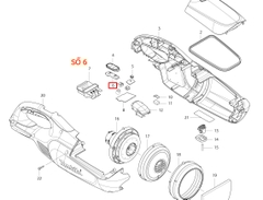 Công tắc máy hút bụi, CL141FD, BUB360, DCL182, MAKITA, 631973-2