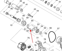 Long đền máy bê tông, HR1841F, DHR182, MAKITA, 253381-3 ( 1 cái )