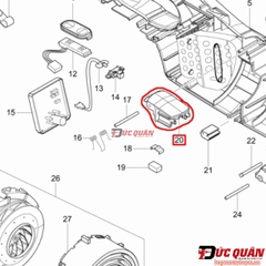 Nấp chụp giữ hộp chưa bụi máy Makita DCL282