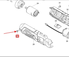 Ốc vít ( M5x55mm ) dùng dùng cho vít gập TD022 Makita 265173-8