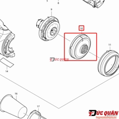 Miếng đệm bảo vệ cánh quạt máy hút bụi Makita 416030-5