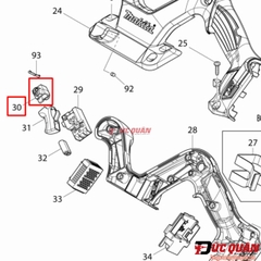 Chốt hãm công tắc máy Makita DPB180/ DPB181 419504-5