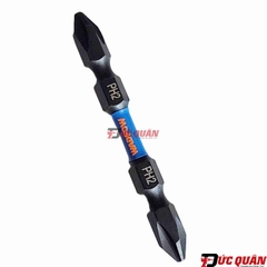 Bộ 2 Mũi bắt vít 2 đầu ( Ph2 dài 65mm ) WADFOW