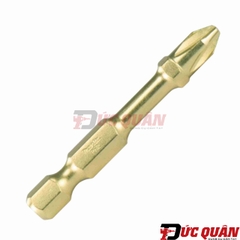 Mũi vít 2 đầu vít (PH2x50mm) Torsion Impact Gold Makita B-28313