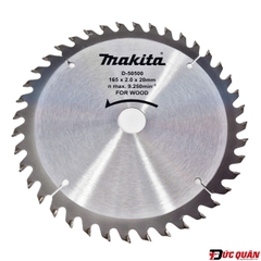 Lưỡi cưa tròn Makita D-50500 ( TCT 165mm ) – Lưỡi cưa gỗ 40 răng chất lượng cao