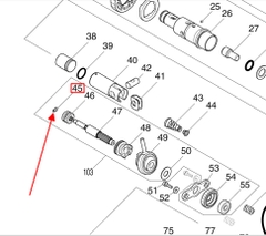 Vòng gài máy, TM30D, DHR182, MAKITA, 961008-8