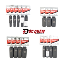 Đầu tuýp loại sâu 6 cạnh ( 3/8 dài 63mm ) chất liệu thép Cr-Mo MAKITA