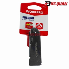 Dao rọc giấy loại gấp thép không gỉ Workpro WP211001