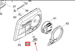 Cần tăng xích máy DUC353 Makita 142288-7