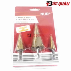 bộ 3 mũi khoan tháp titan siêu cứng,đường kính 4-32mm