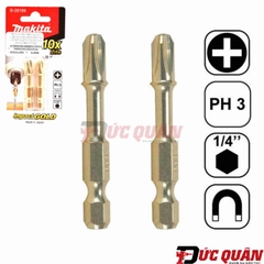 Bộ 2 đầu vít PH3x50mm Torsion Impact Gold Makita B-28189