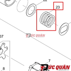 Lò xo búa máy Makita TD111 232326-4
