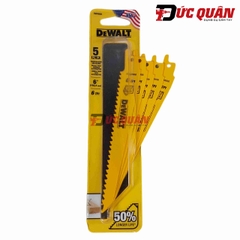 Lưỡi cưa kiếm cắt gỗ có đinh 6in-152.4mm 6TPI DEWALT DW4802 ( 1 lưỡi )