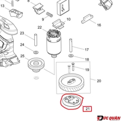 Trục truyền đông máy tải hàng rào Makita UH201, UH266D 161598-3