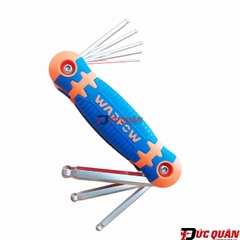 Bộ 8 đầu lục giác bi tròn ( 1.5 đến 8mm ) WADFOW