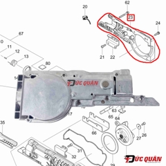 Vỏ nhôm bên ( Phải ) máy Makita DJR187D 143362-4