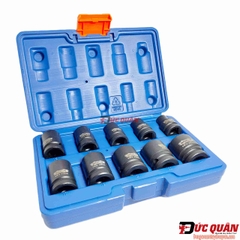 Bộ 10 đầu tuýp ( 1/2in dài 40mm ) WADFOW WMS1D01