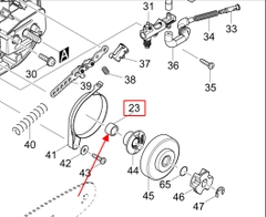 Long đền máy cửa xích, DUC353, MAKITA, 257402-3