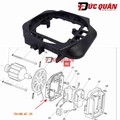 Đế giữ pin trước máy DVP180 Makita AS000VP030
