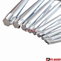 Bộ 9 chìa lục  giác sao ( có lổ và không lổ ) từ T10- T50 WADFOW