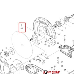 Ốc vít máy cưa Makita LW1400 265122-5