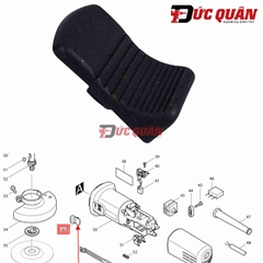 Nút công tắc máy 9553NB/ GA4030/ 9553HN/ MT964/ 9558 Makita 419566-3