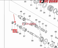 Vòng gài chử C máy DHR242/ HR244/ HR2631/ HR2630/ HR2611 Makita 257336-0
