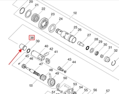 Búa gõ máy khoan bê tông, DHR182, MAKITA, 327215-7