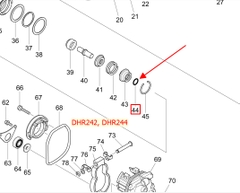 Vòng cao su máy khoan bê tông, DHR171, DHR202, HR171, HR2475, HR2455, HR2610, HR2611, HR2600, HR2450, MAKITA, 213073-6