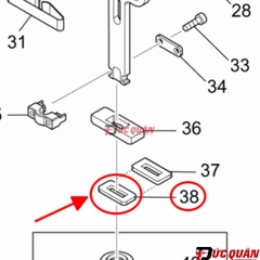 Chốt gài thanh trượt máy Makita 4326/ JV103D