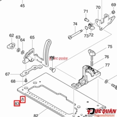 Ốc đế ( M4x8mm ) máy Makita DHS661 265085-5 ( 1 cái )