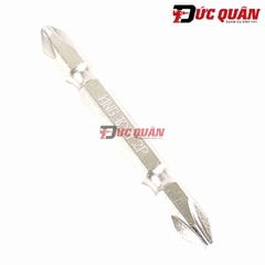 Mũi vít hai đầu bake PH2  dài 65mm Kingtony 136502P