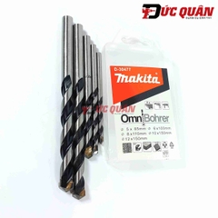 Mũi khoan đa năng, từ ( 5mm - 12mm ), MAKITA, D-30477, ( 5 chi tiết/bộ )