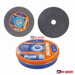 Bộ 15 Đá cắt kim loại, Inox ( 105x1x16mm ) WADFOW