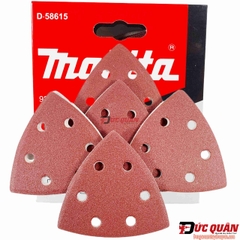 Bộ 10 giấy chà nhám tam giác 93mm cho máy cắt rung Makita ( Full độ hạt )