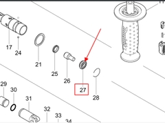 Vòng đệm 10 máy khoan bê tông, DHR171, HR166, HR140, MAKITA 326842-7