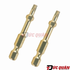 Bộ 2 mũi vít hoa thị Torsion Impact Gold Makita (không có lỗ)